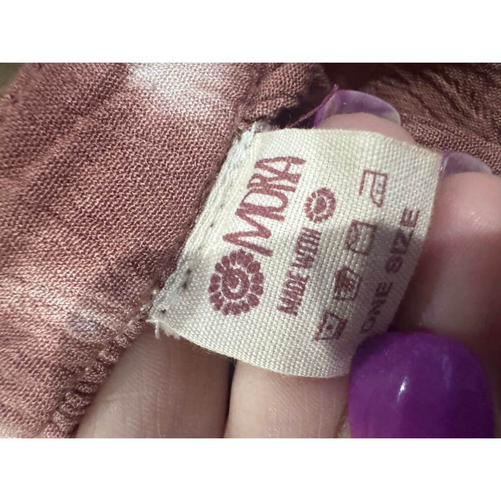 Mora Tie Dyed Brown Cream Boho Maxi Dress One Size - Picture 5 of 6